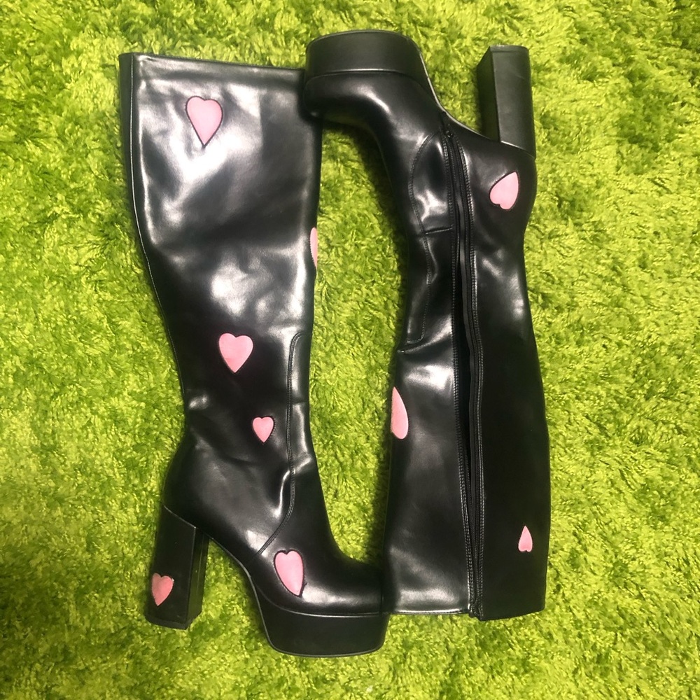 Lamoda Heart Platform Boots
